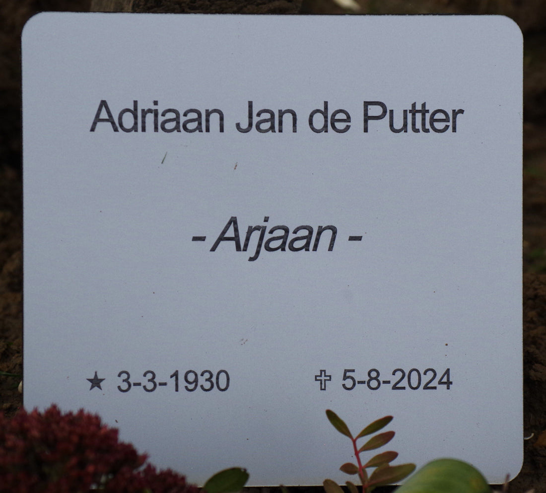 Het graf van Adriaan Jan de Putter