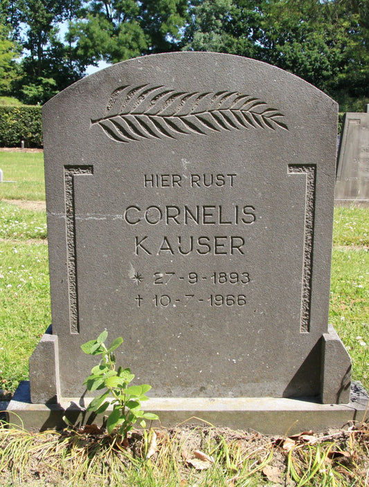 Het graf van Cornelis Kaijser