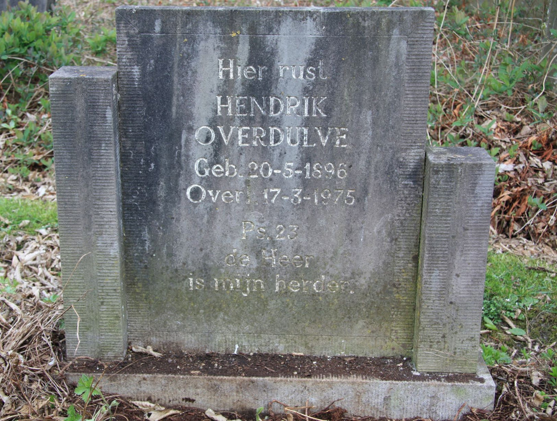 Het graf van Hendrik Overdulve