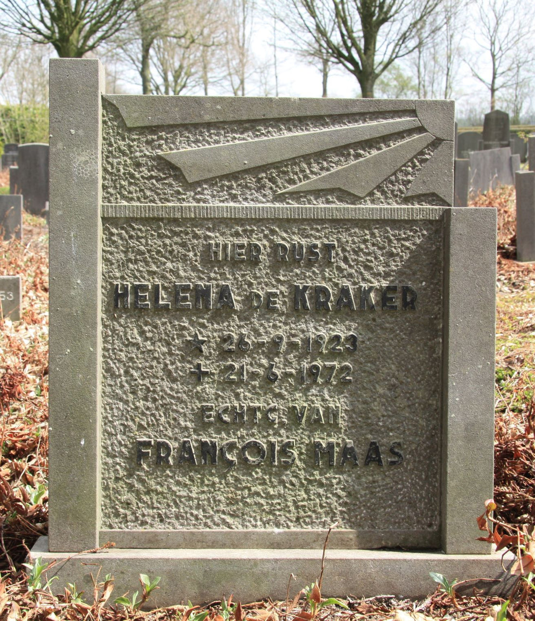 Het graf van Helena de Kraker