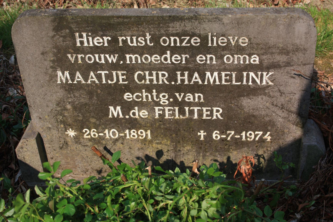 Het graf van Maatje Christina Hamelink