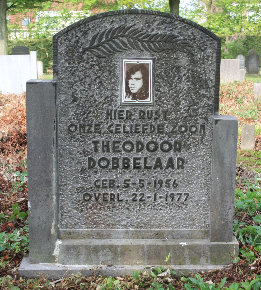 Het graf van Theodoor Dobbelaar