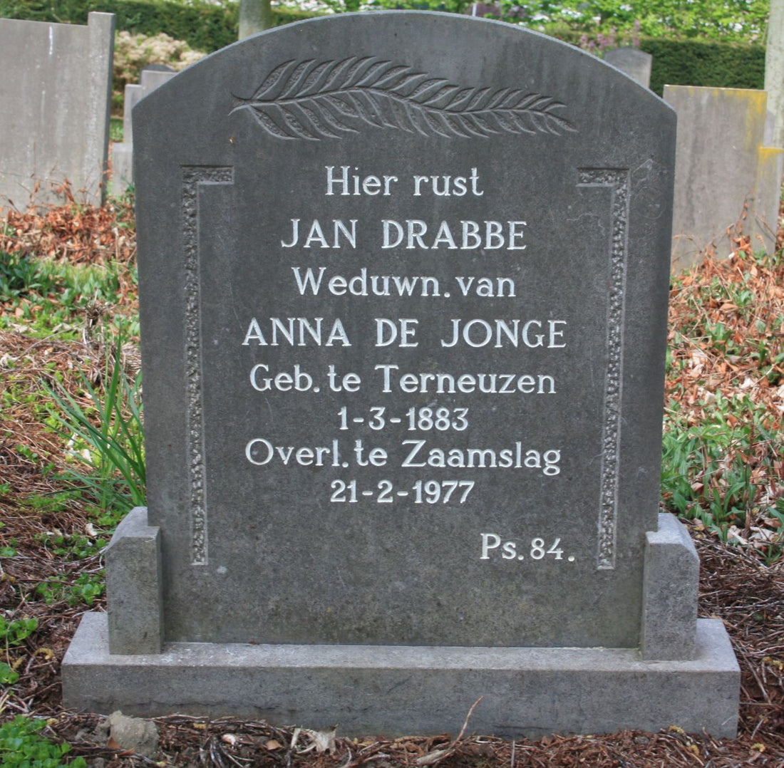 Het graf van Jan Drabbe