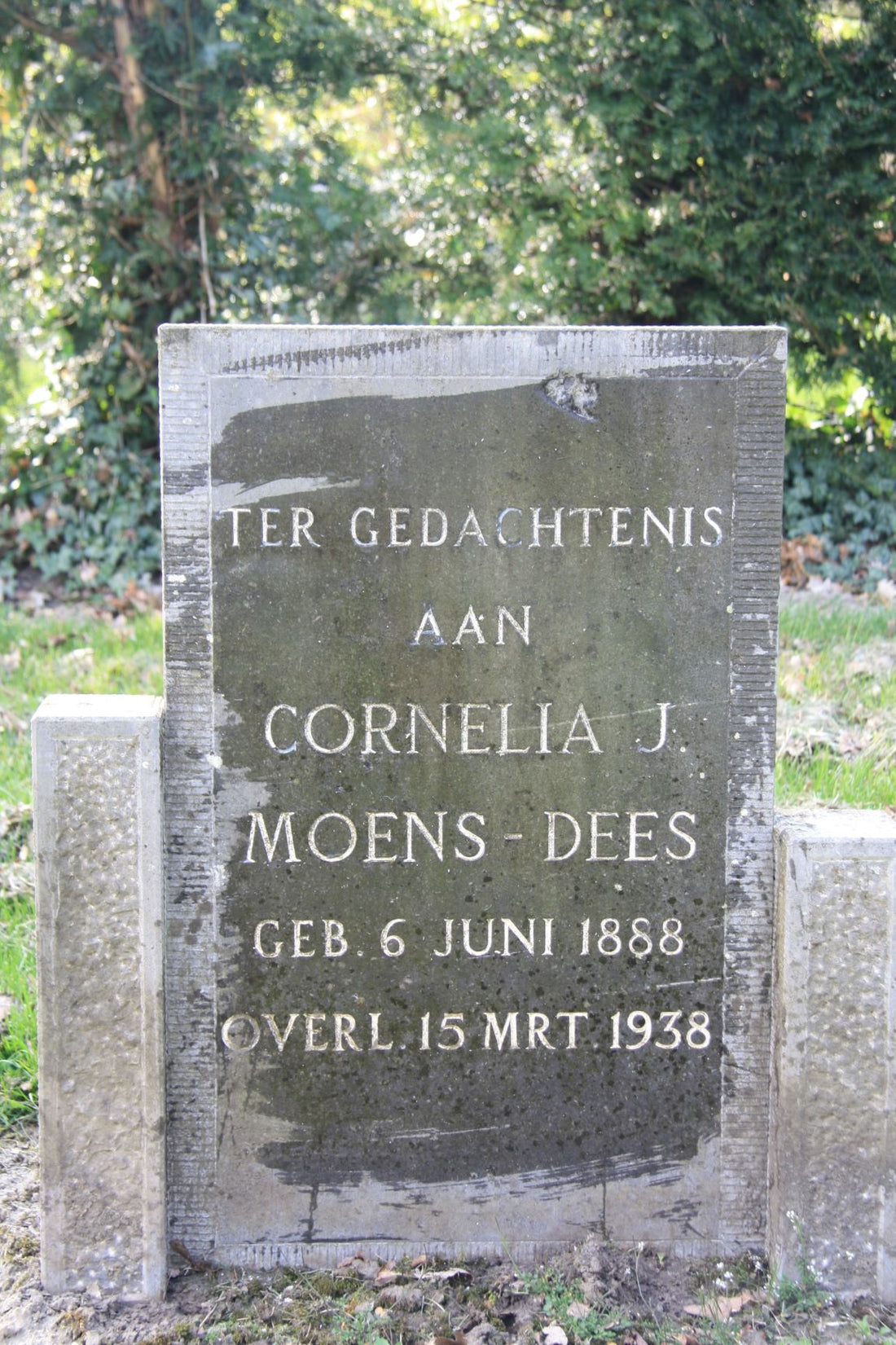 Het graf van Cornelia Janneke Dees