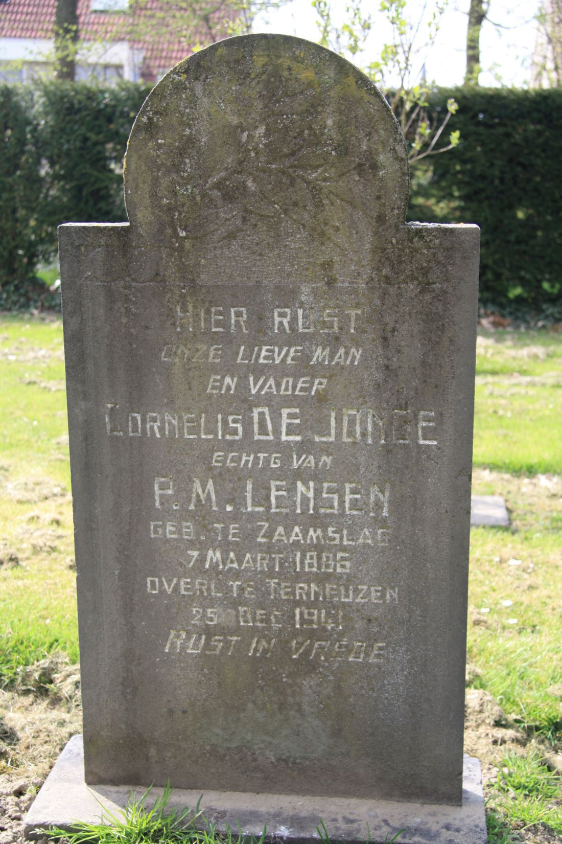 Het graf van Cornelis de Jonge