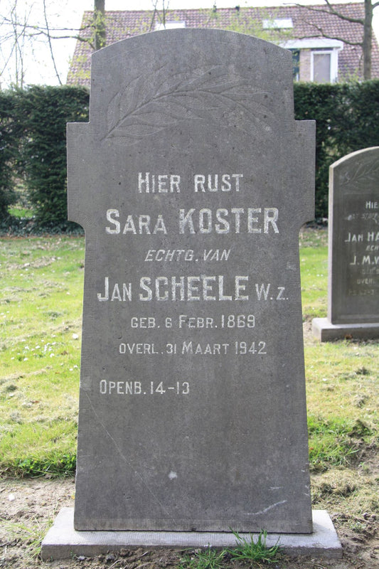 Het graf van Sara Koster