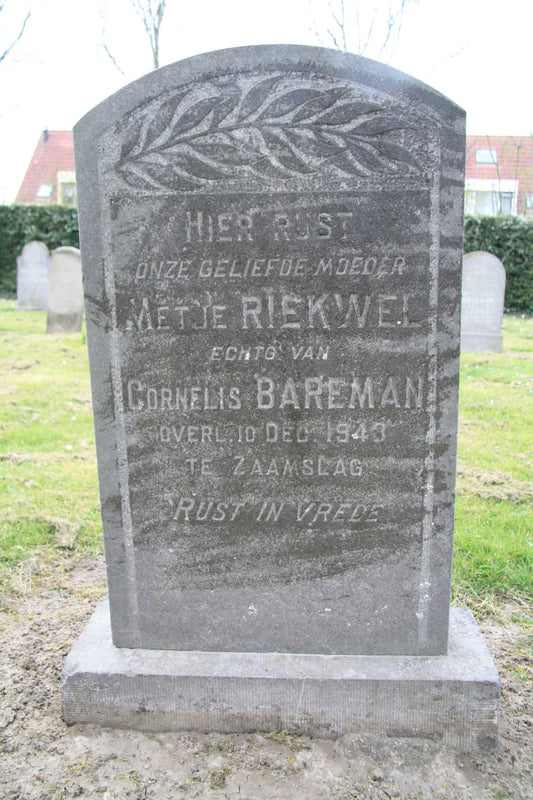 Het graf van Metje Riekwel