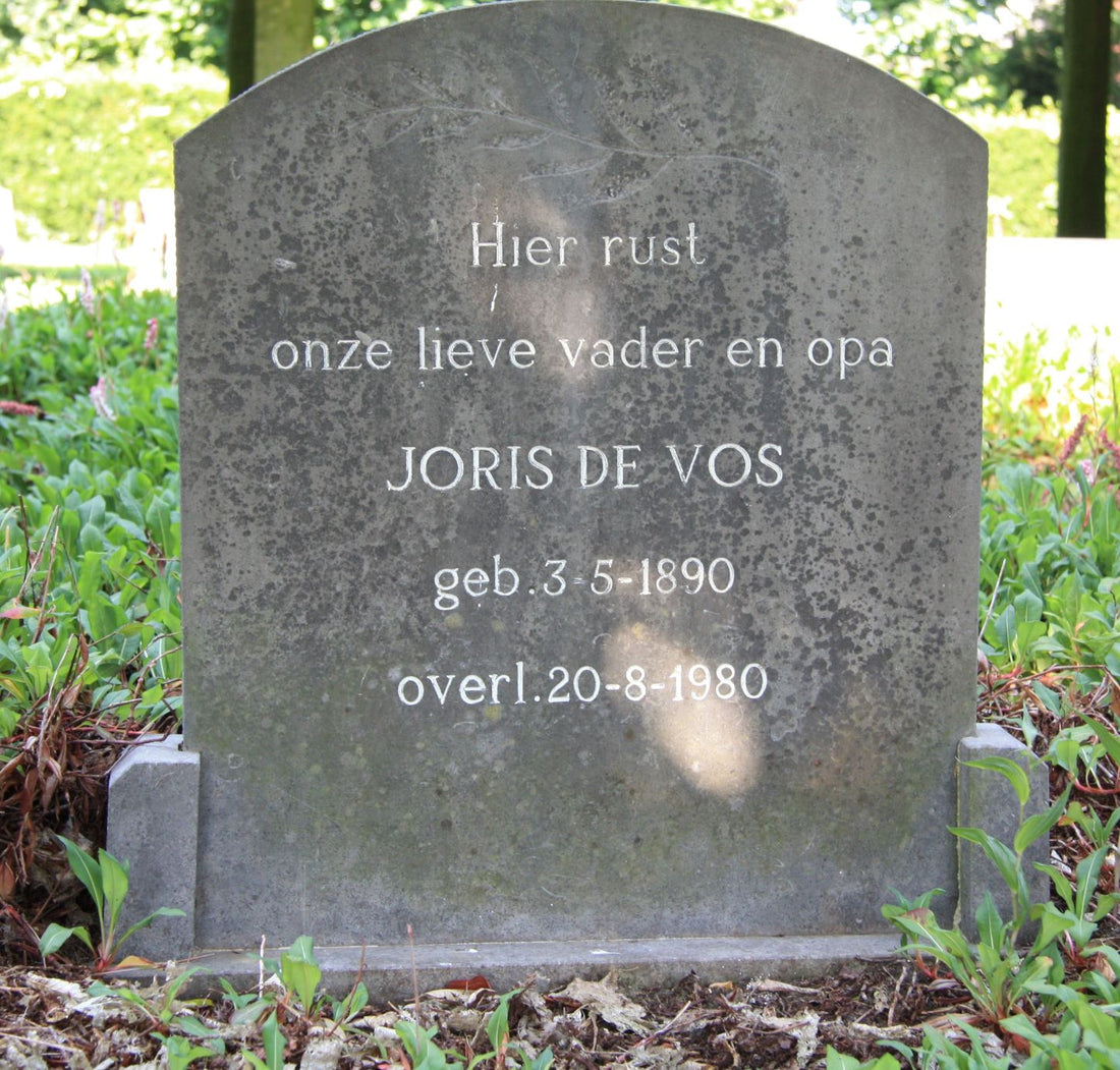 Het graf van Joris de Vos
