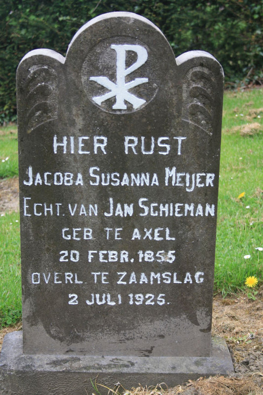 Het graf van Jacoba Suzanna Meijer