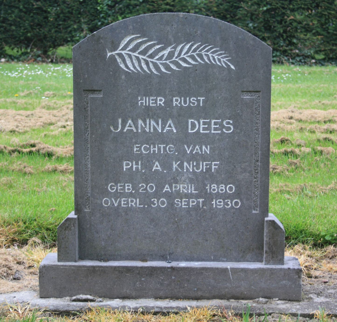 Het graf van Janna Dees