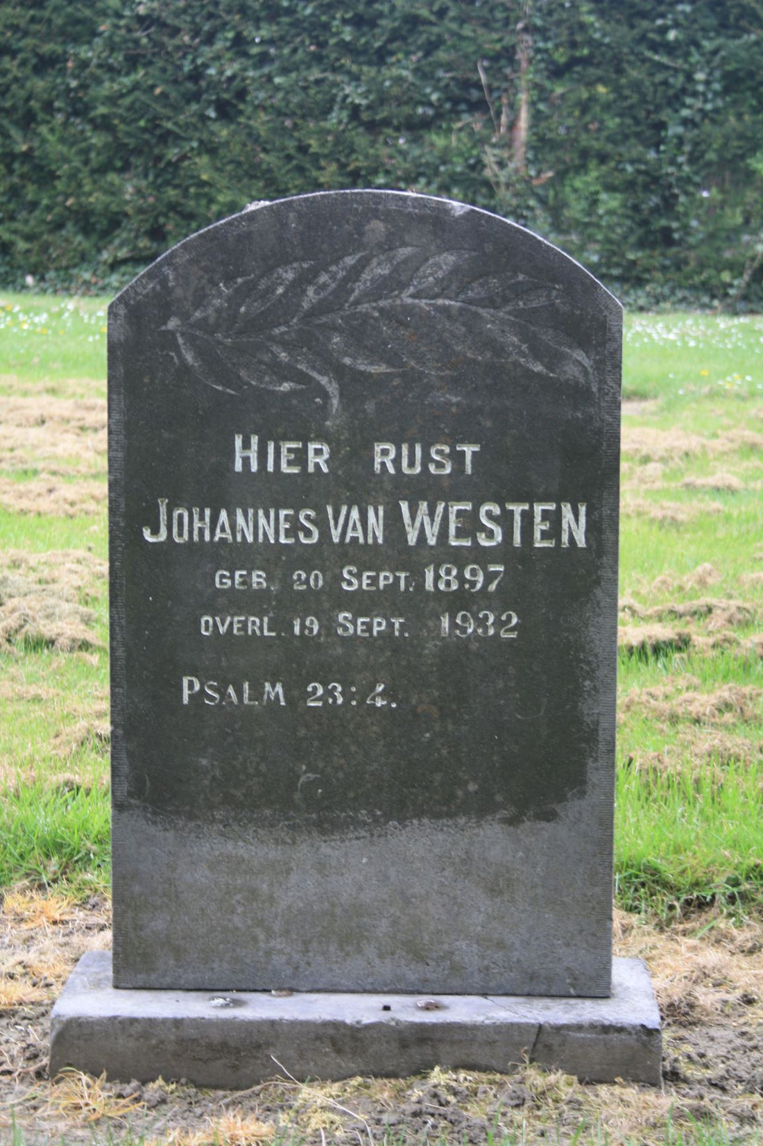 Het graf van Johannes van Westen