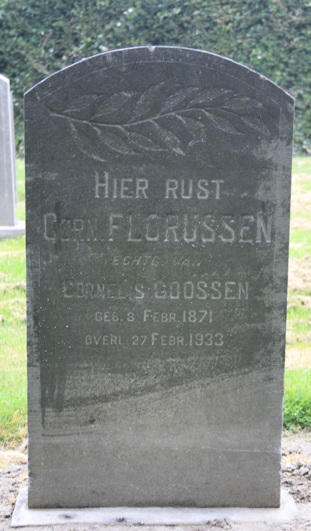 Het graf van Cornelia Florussen