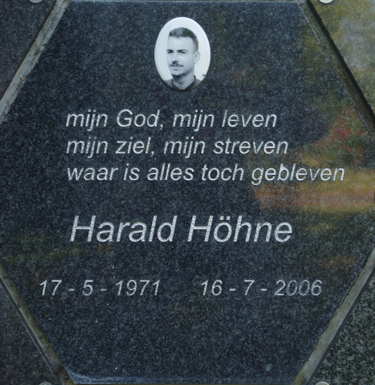 Het graf van Harald Höhne