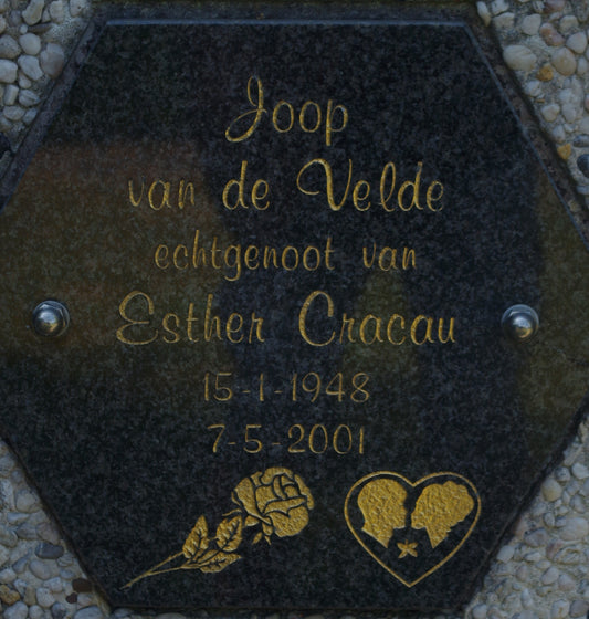Het graf van Joop van de Velde