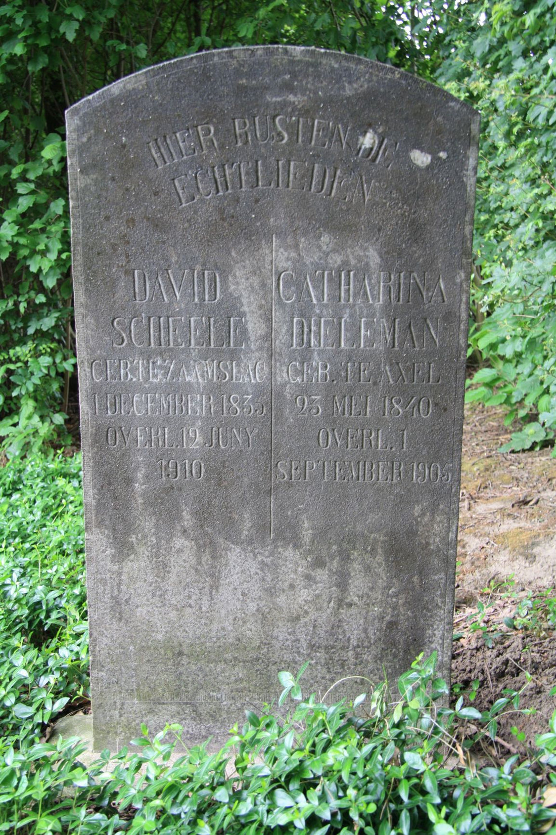 Het graf van Catharina Dieleman