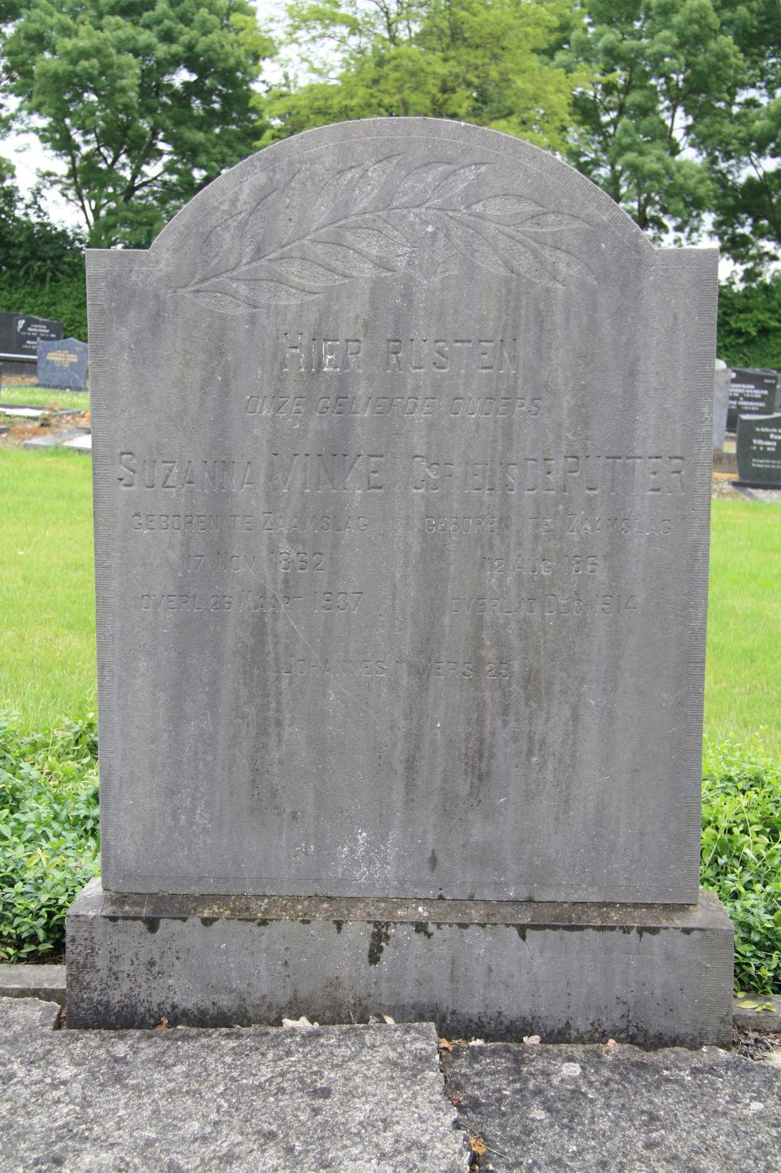 Het graf van Cornelis de Putter