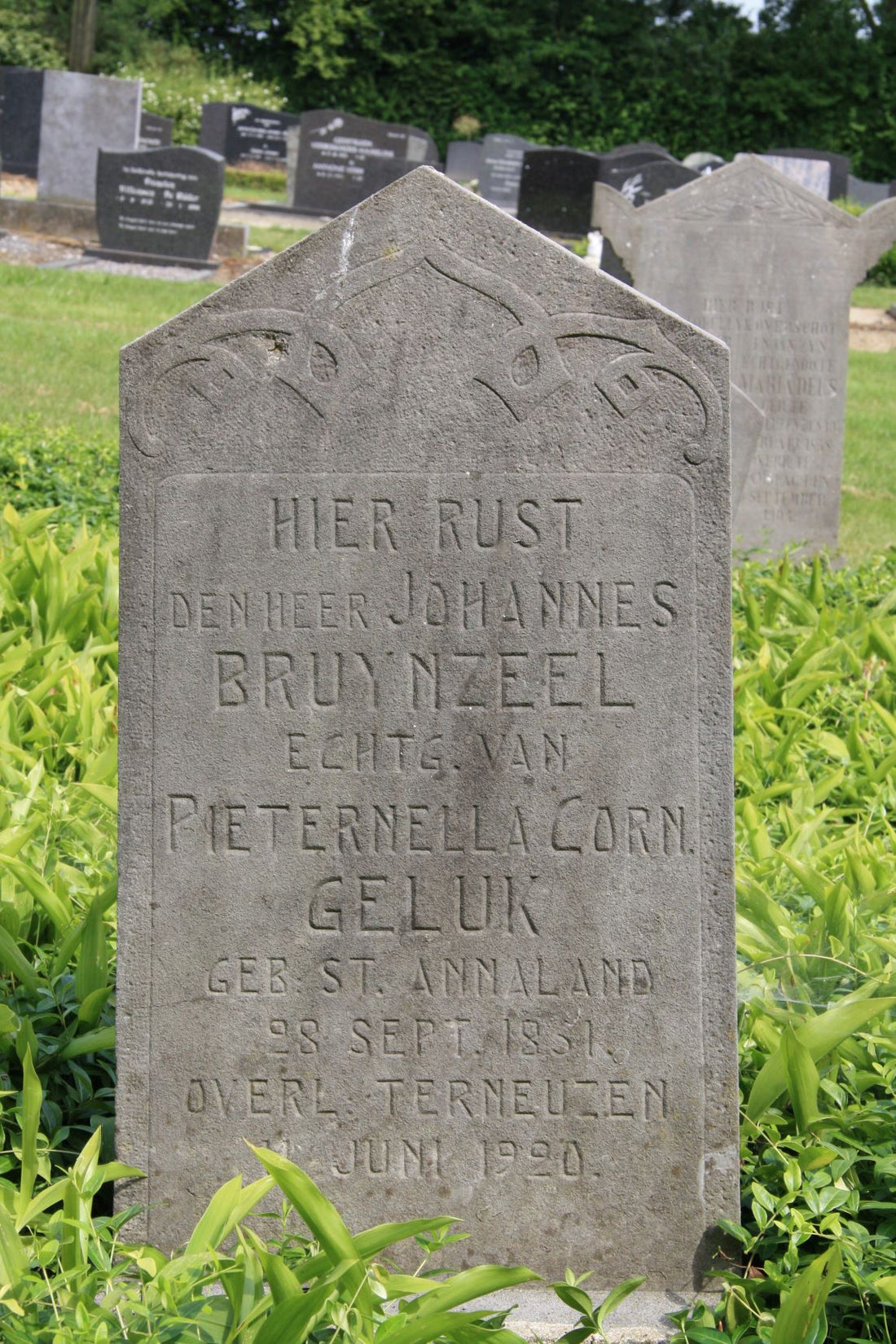 Het graf van Johannes Bruijnzeel