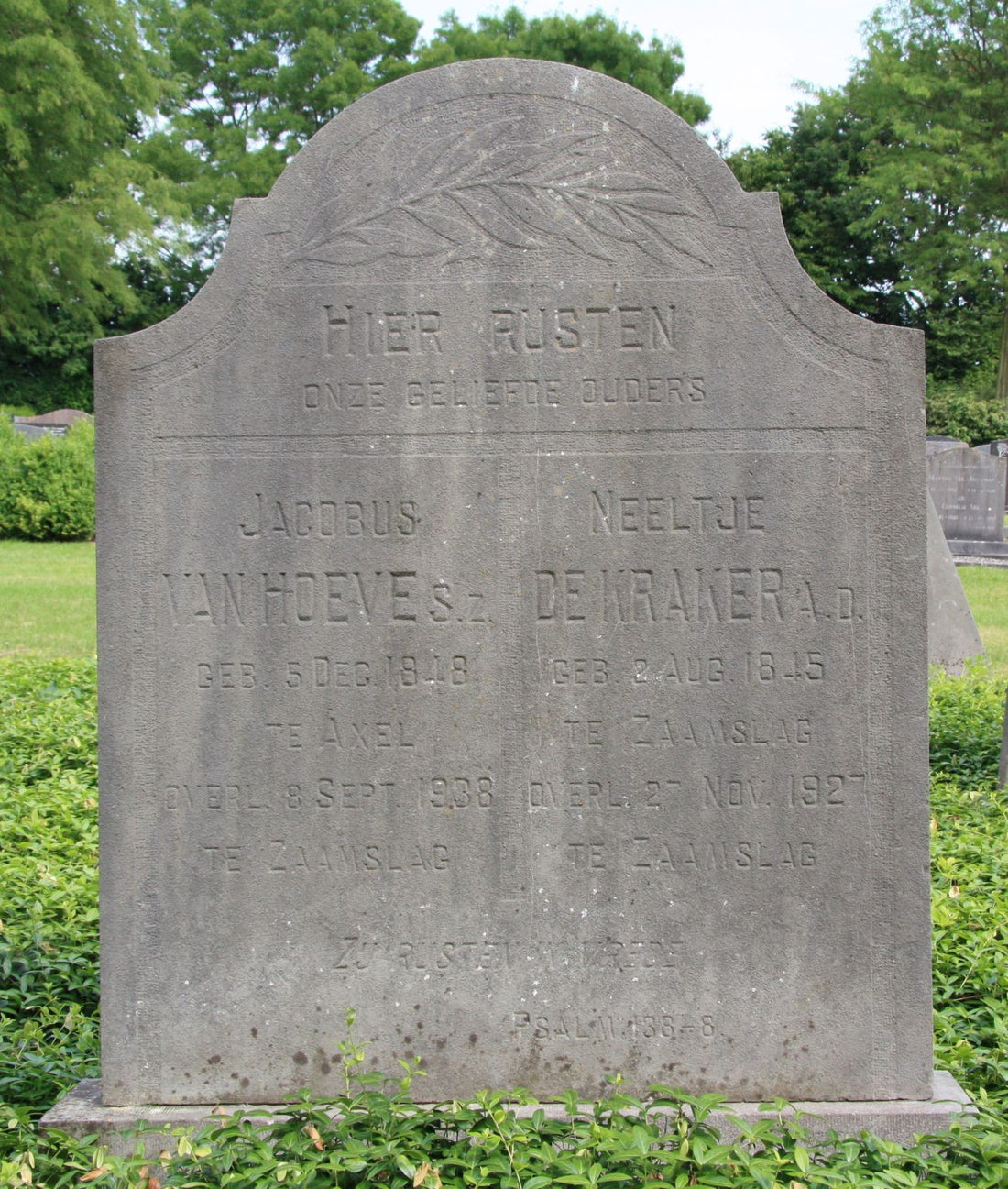 Het graf van Neeltje de Kraker
