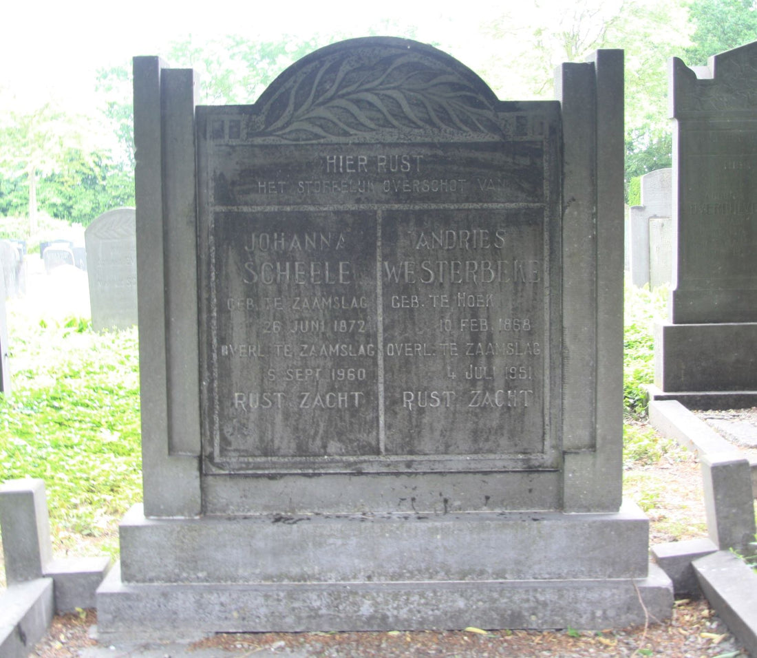 Het graf van Johanna Scheele