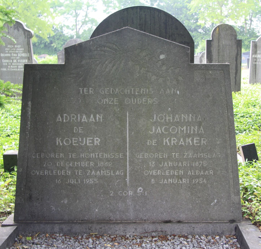 Het graf van Adriaan de Koeijer