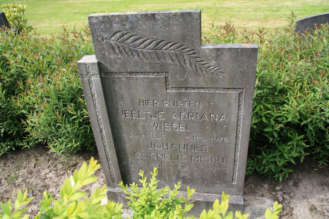 Het graf van Johannes Cornelis Missu