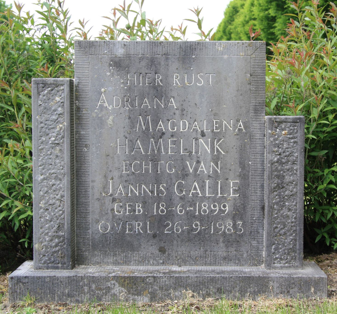 Het graf van Adriana Magdalena Hamelink