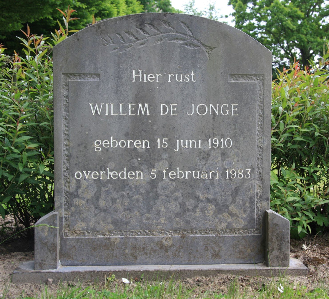 Het graf van Willem de Jonge