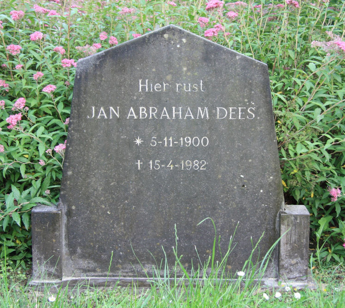 Het graf van Jan Abraham Dees