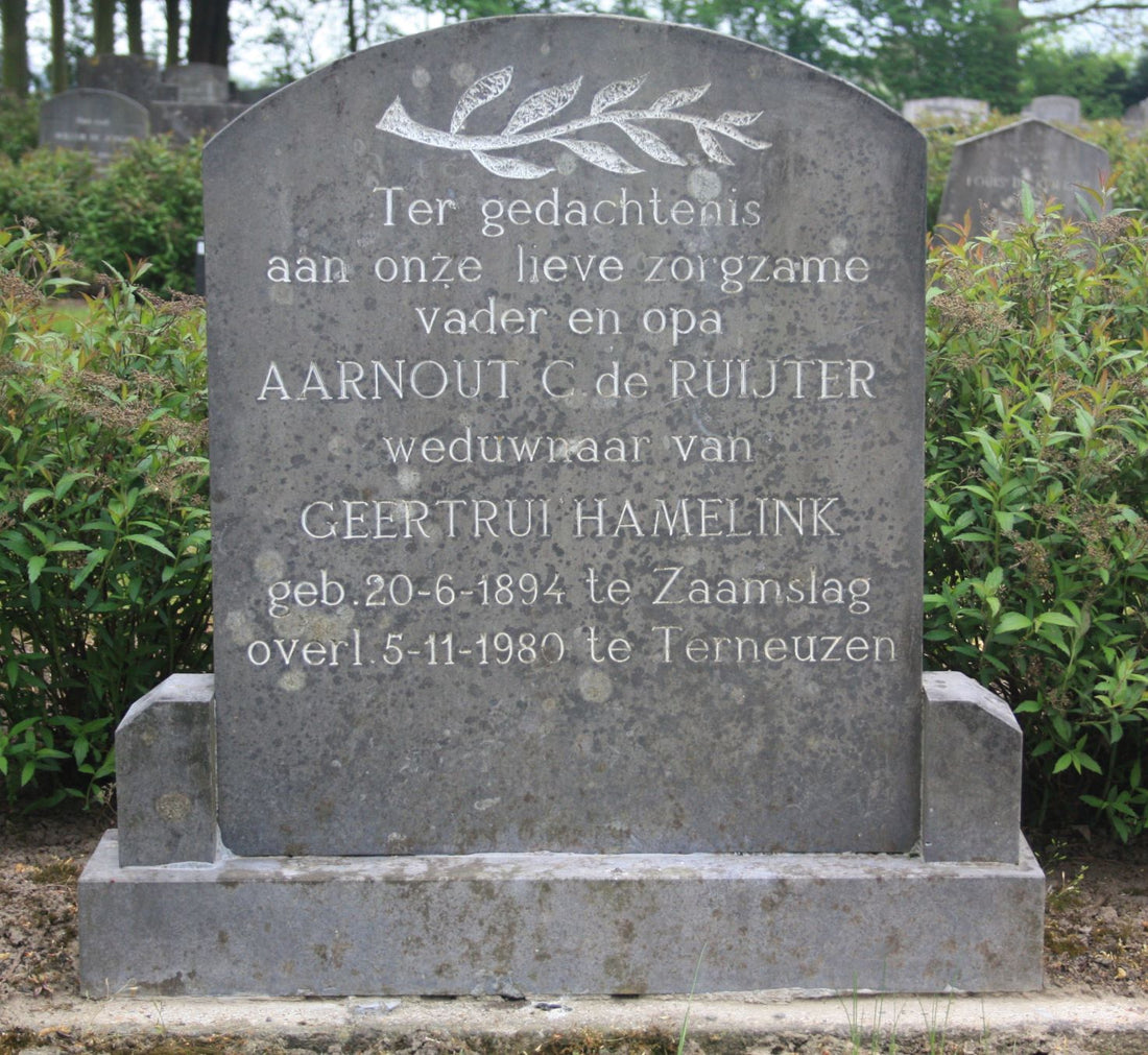 Het graf van Aarnout Cornelis de Ruijter
