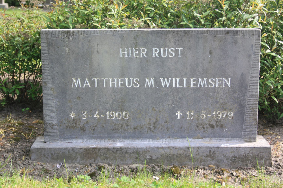 Het graf van Mattheus Martinus Willemsen