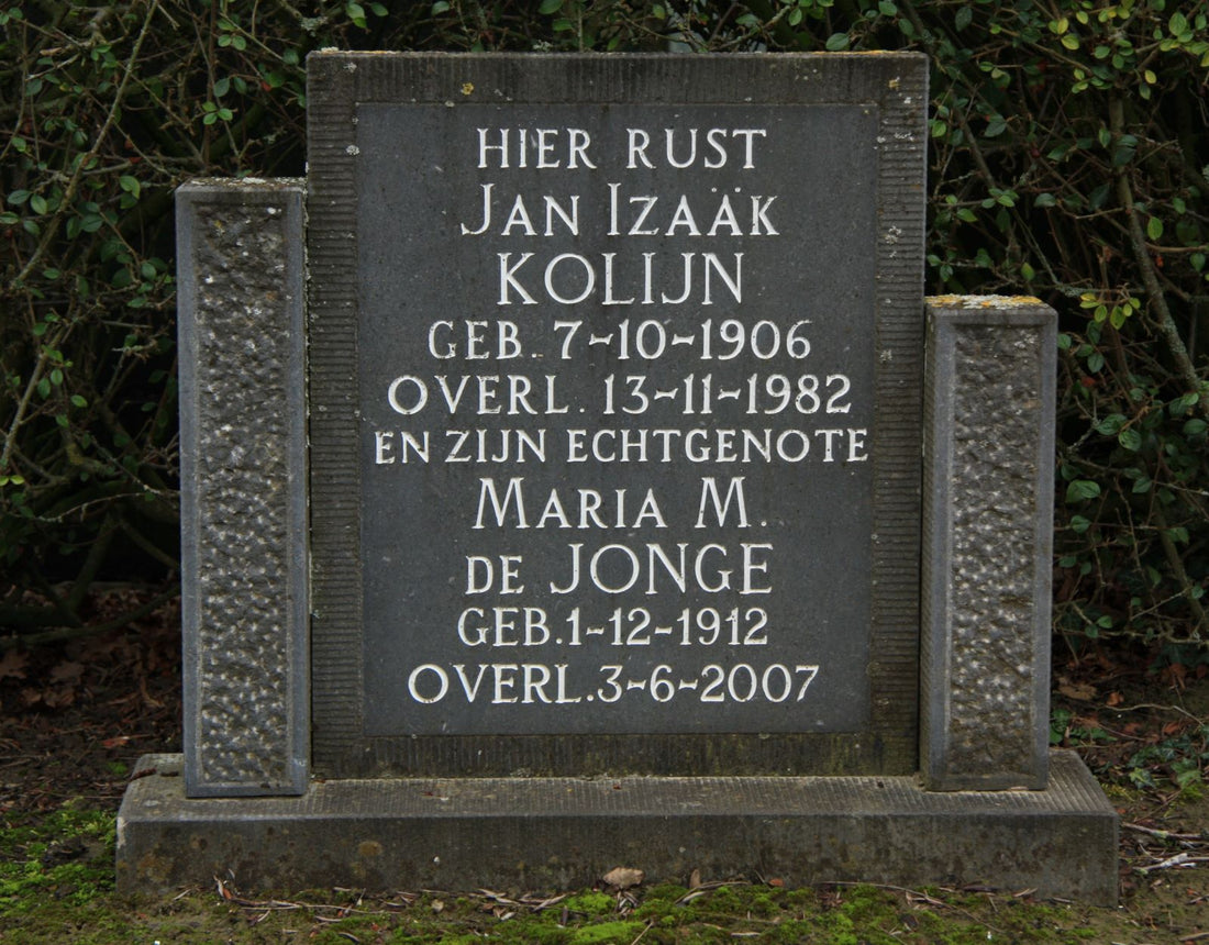 Het graf van Jan Izaäk Kolijn