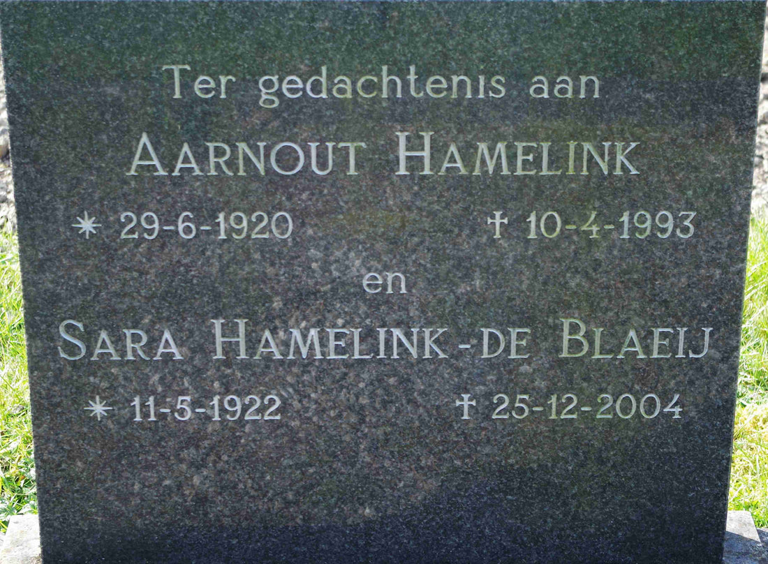 Het graf van Sara de Blaeij