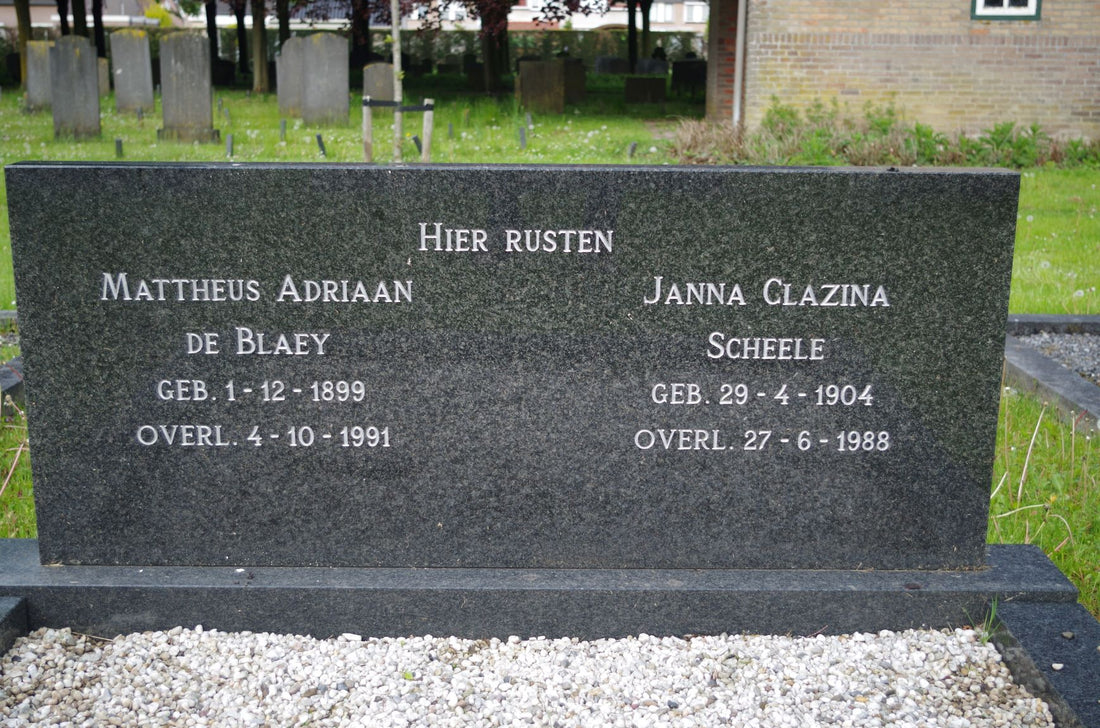 Het graf van Janna Clazina Scheele