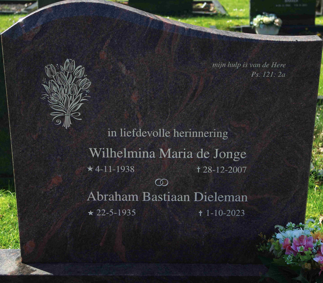 Het graf van Abraham Bastiaan Dieleman