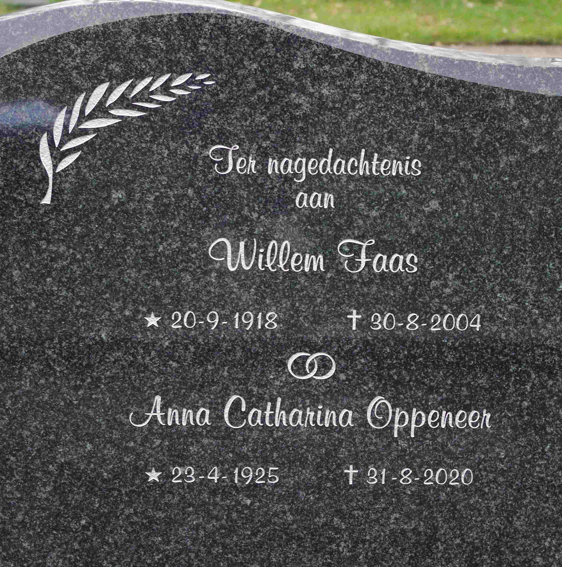 Het graf van Anna Catharina Oppeneer