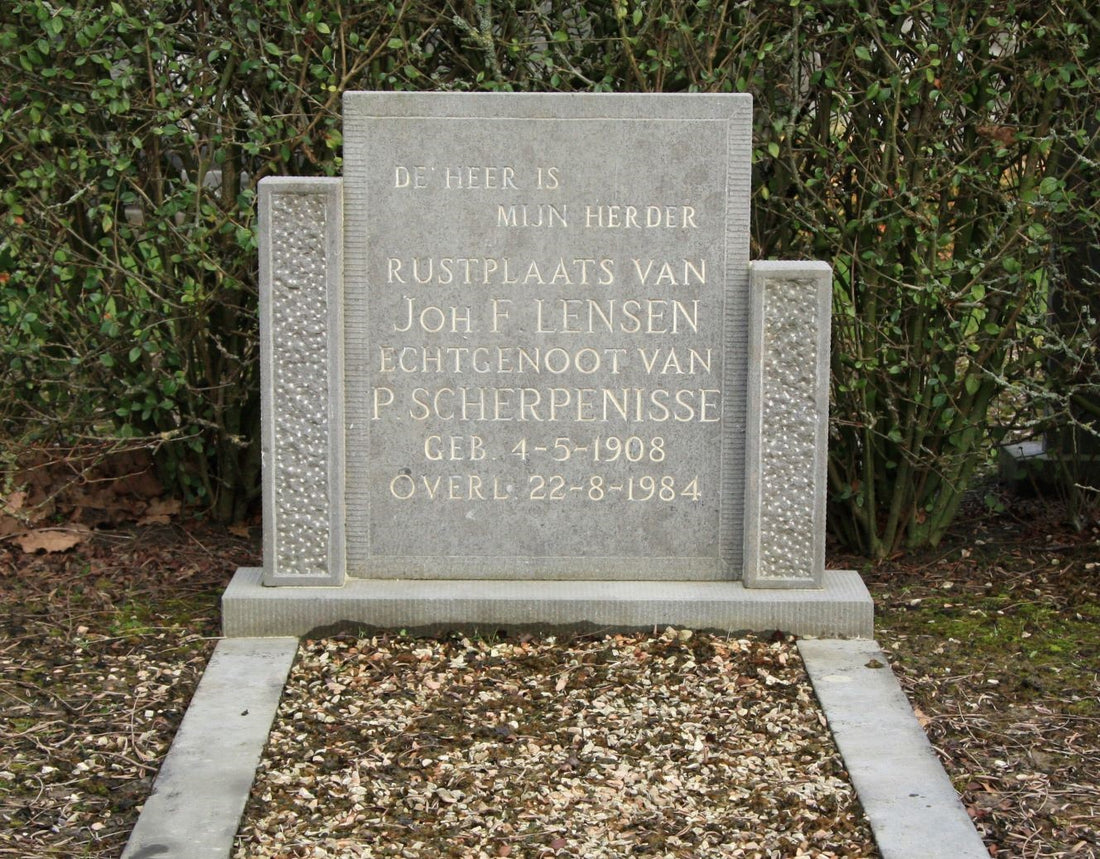 Het graf van Johannes Frederik Lensen