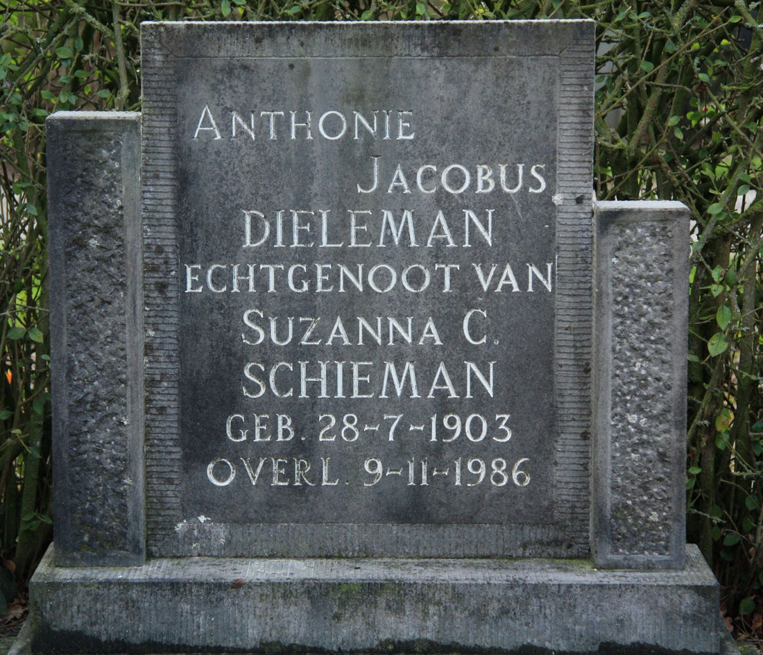 Het graf van Anthonie Jacobus Dieleman