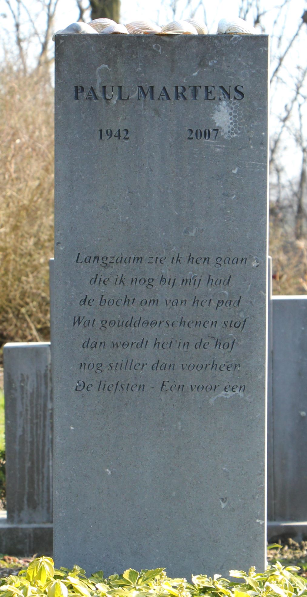 Het graf van Paul Henri Joseph Martens