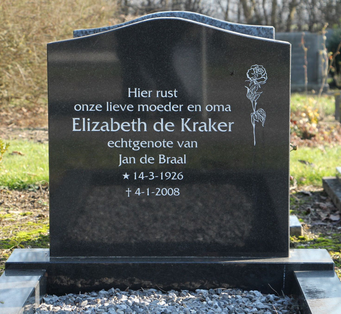 Het graf van Elizabeth de Braal-de Kraker