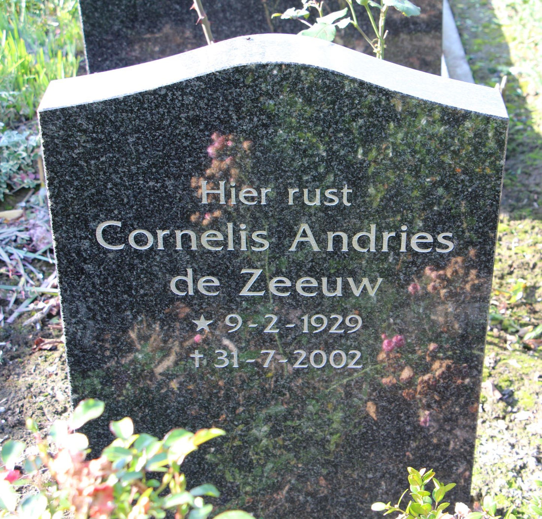 Het graf van Cornelis Andries de Zeeuw