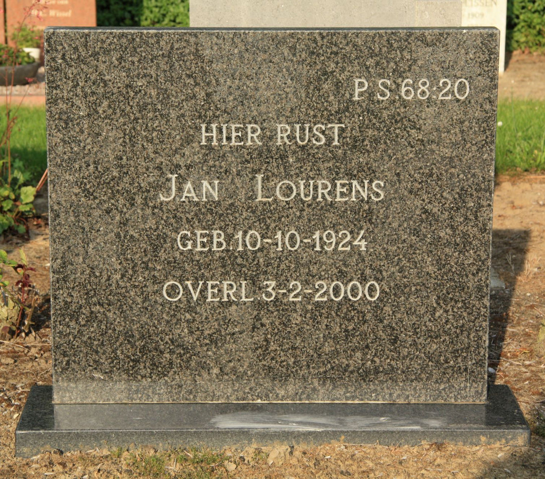 Het graf van Jan Lourens