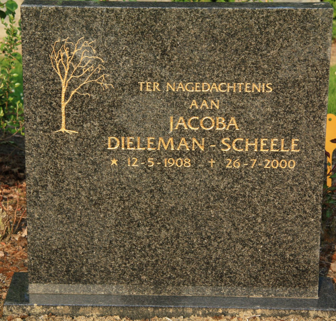 Het graf van Jacoba Scheele