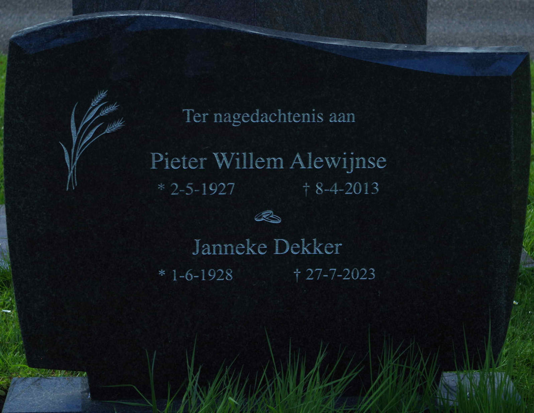 Het graf van Janneke Dekker