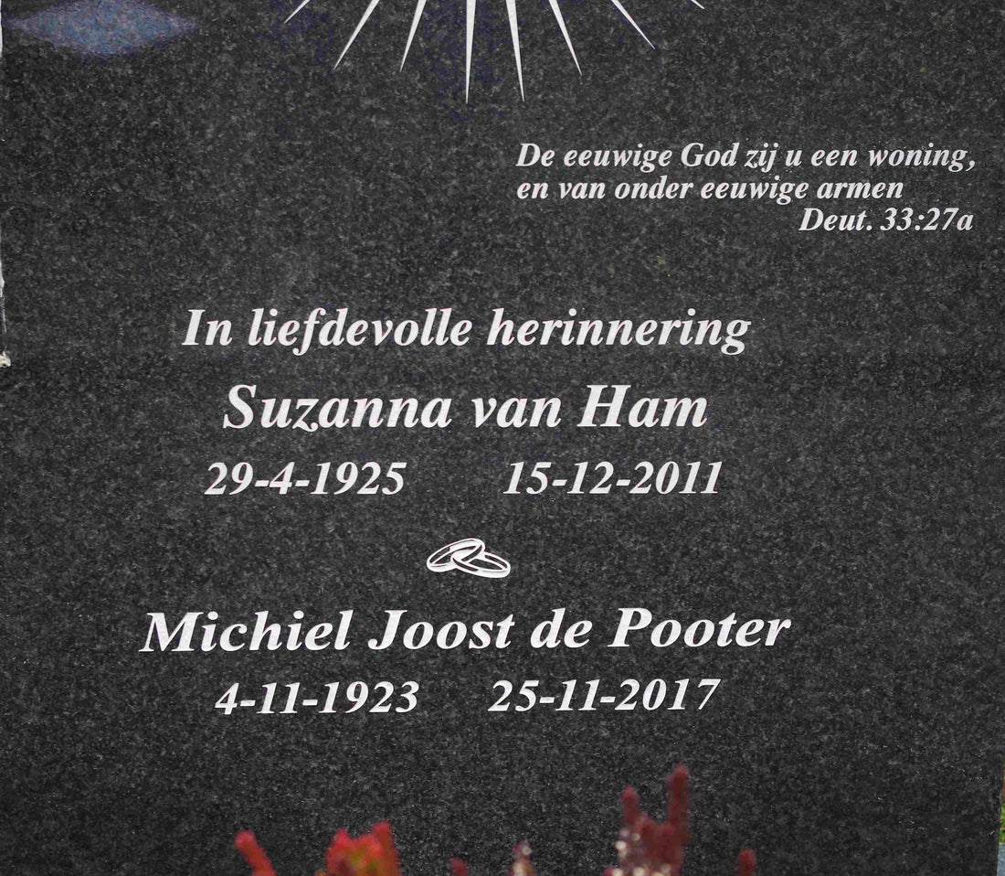 Het graf van Michiel Joost de Pooter