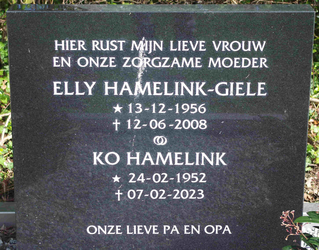 Het graf van Jacobus Daniël Hamelink