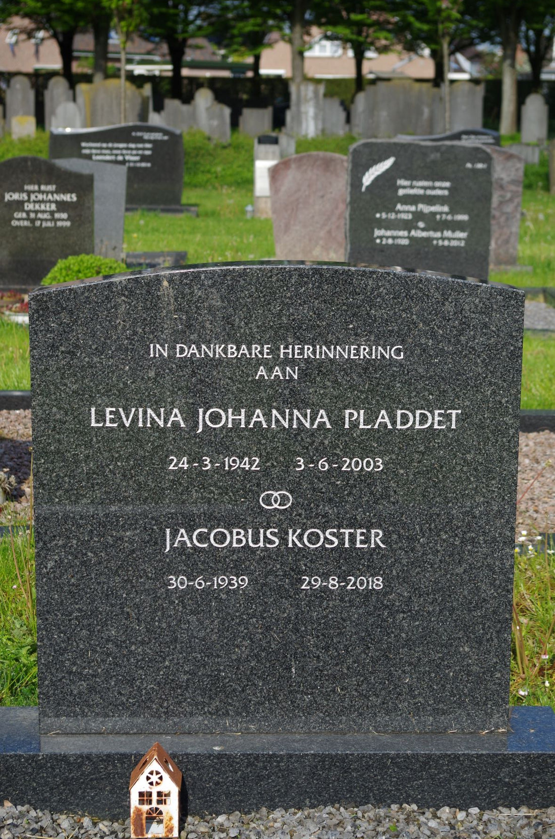 Het graf van Jacobus Koster