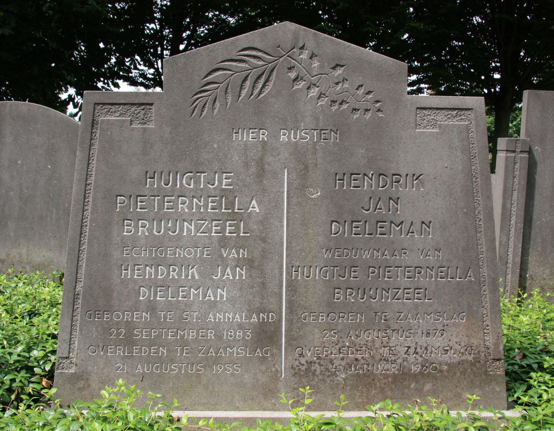 Het graf van Hendrik Jan Dieleman
