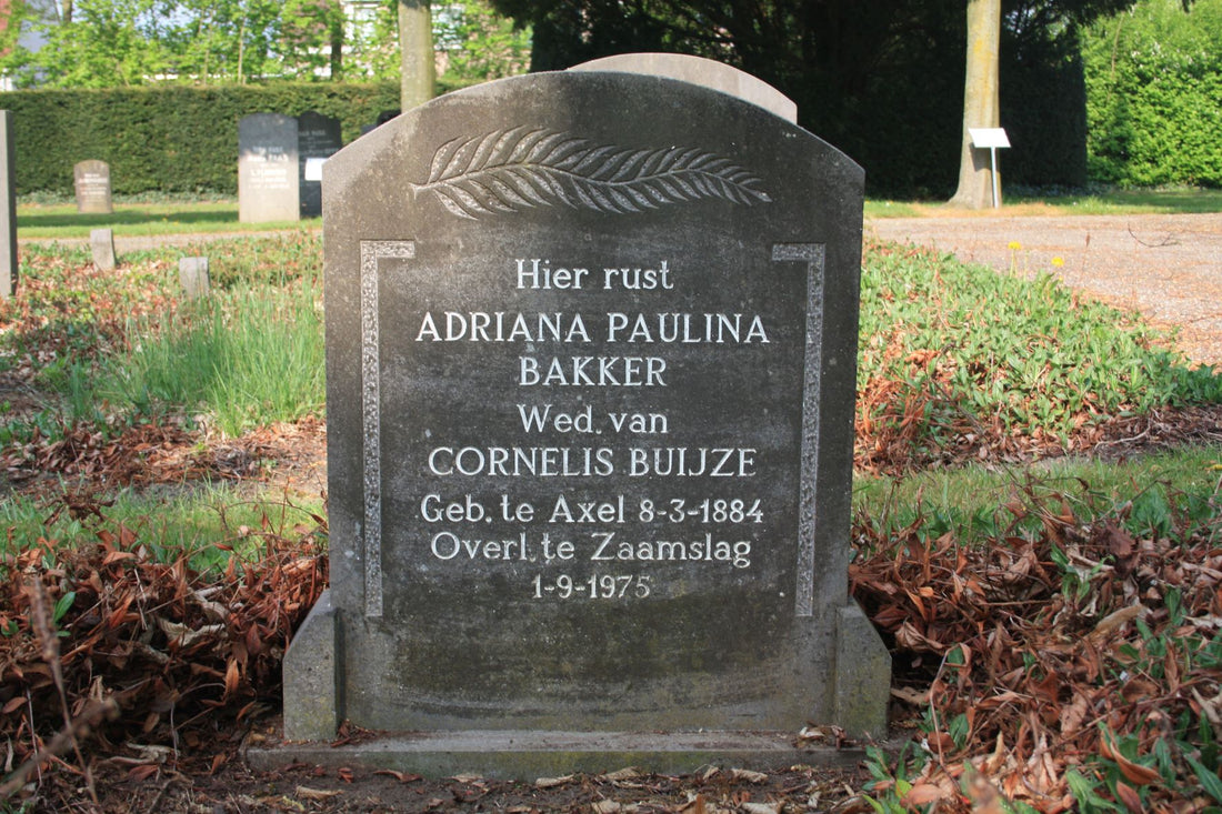 Het graf van Adriana Paulina Bakker
