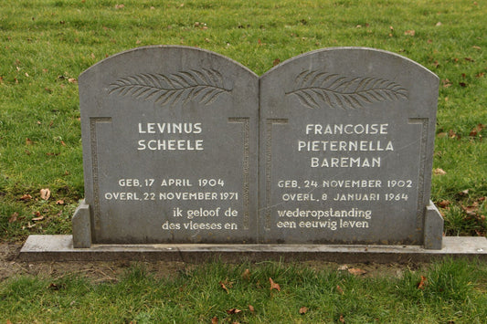 Het graf van Levinus Scheele