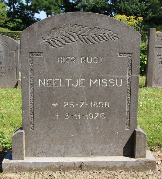 Het graf van Neeltje Missu